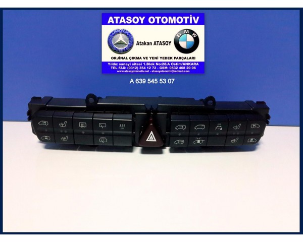 MERCEDES VİTO KONTROL PANELİ 6395455307 6395454107 6395451307 , 6395455207 6395453907 6395451107 6395455107 6395454507 6395453507 3311320102 3311130101 3311130001 3311310102 3311110101 3311110100